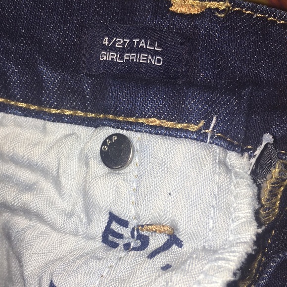 Gap distressed 4/27 tall jeans - Picture 6 of 6